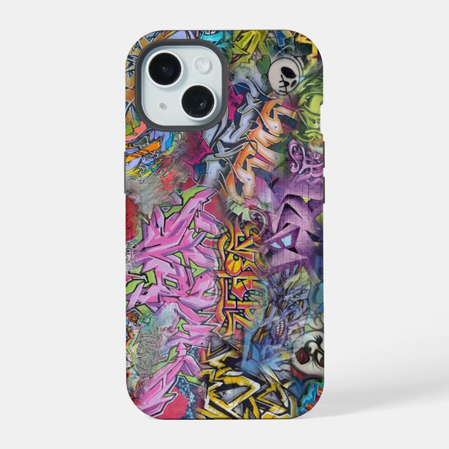 Coque iPhone 15 art graffiti (Verso)