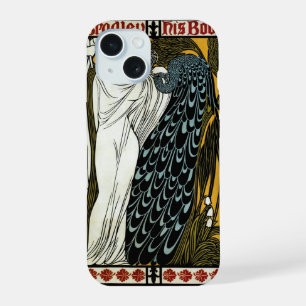 Coque iPhone 15 Art Nouveau vintage, Le Baiser par William Bradley