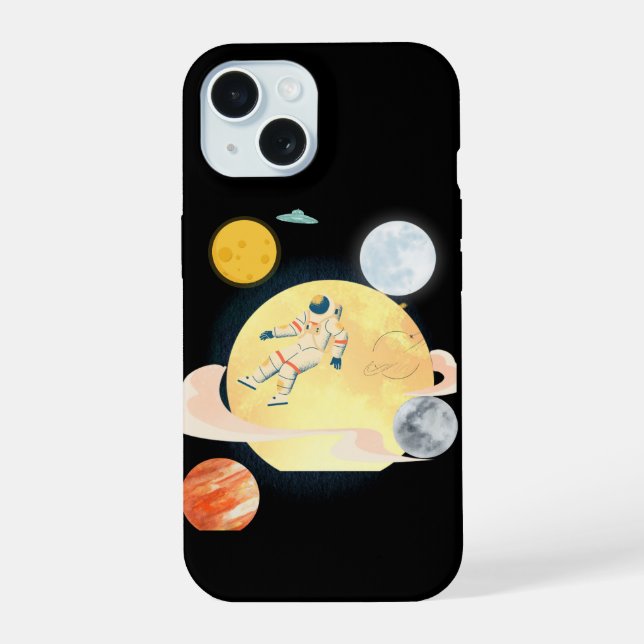Coque iPhone 15 Astronaut phone (Verso)
