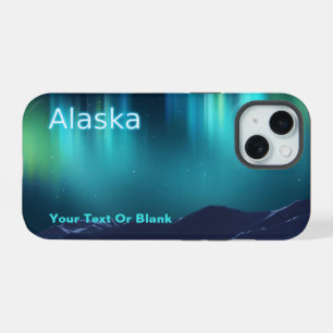 Coque iPhone 15 Aurora Borealis - Étui OtterBox pour iPhone Alaska