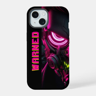 Coque iPhone 15 Averti dans Neon : Bold Tendy Phone Case/iPhone 15