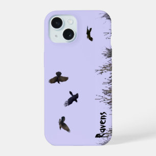 Coque iPhone 15 Bande de corbeaux