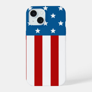 Coque iPhone 15 Bannière étoilée américaine