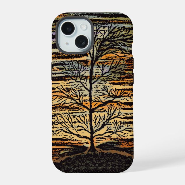 Coque iPhone 15 Barren Dawn (Verso)