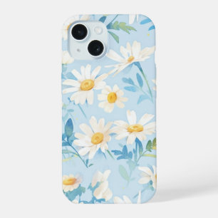 Coque iPhone 15 Beauté bleue Pastel