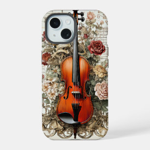 Coque iPhone 15 Beauté de violon, générée par l'intelligence artif