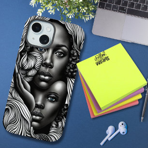 Coque iPhone 15 Beauté Intriquée Yeux de l'Âme