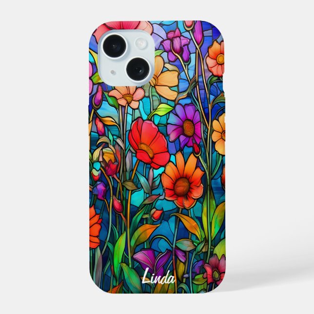 Coque iPhone 15 Belle Fleurs Coque-Mate (Verso)