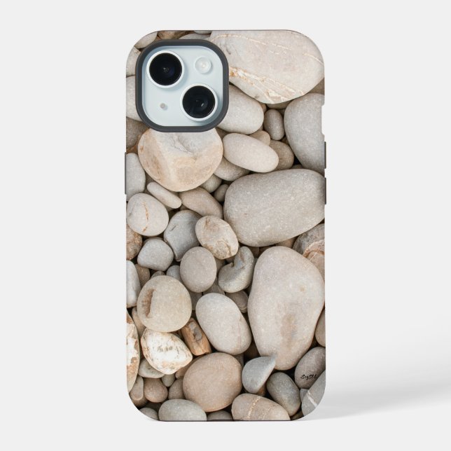 Coque iPhone 15 belle pierre (Verso)