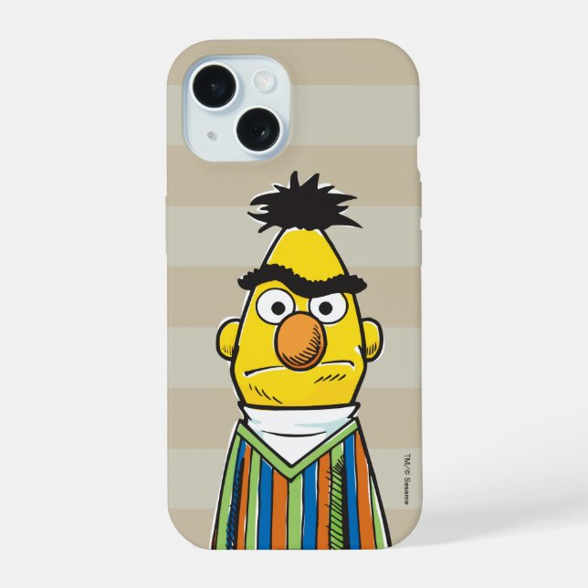 Coque iPhone 15 Bert frustré (Verso)