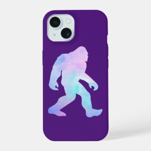 Coque iPhone 15 Bigfoot aquarelle