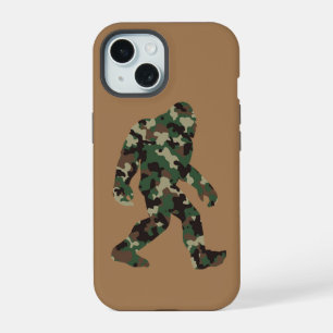 Coque iPhone 15 Bigfoot Sasquatch Camo