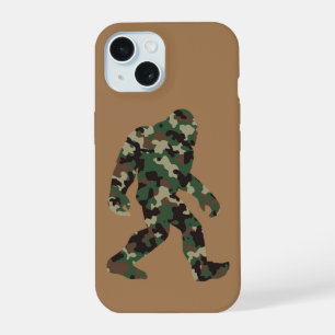 Coque iPhone 15 Bigfoot Sasquatch Camouflage