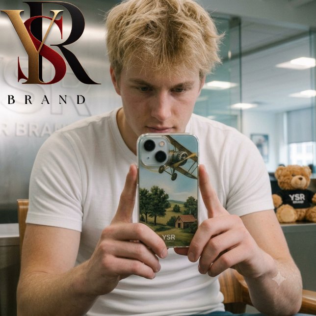Coque iPhone 15 Biplan cassé et a sorti les coques d'iPhone. (Créateur téléchargé)