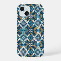 Blaue symetrisches Boho Muster 18583 b xl