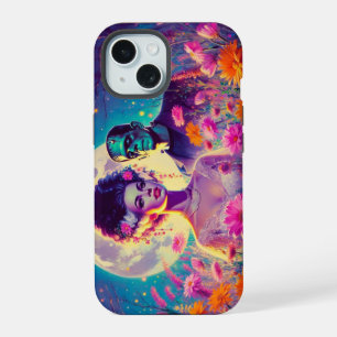 Coque iPhone 15 Blooms électriques