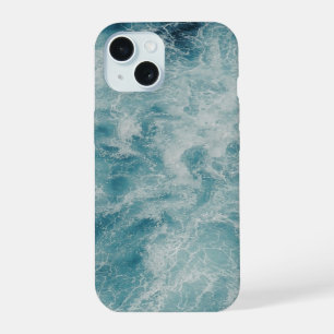 Coque iPhone 15 Blue Ocean Summer Beach Waves