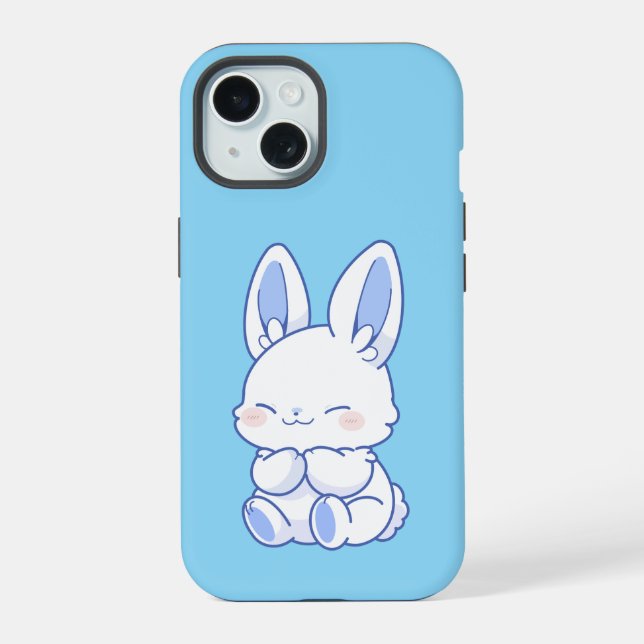 Coque iPhone 15 Blue Phone Case ₊˚.༄ (Verso)