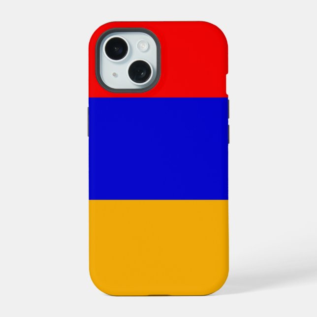 Coque iPhone 15 Boîtier Apple iPhone 15 Case-Mate avec le drapeau  (Verso)