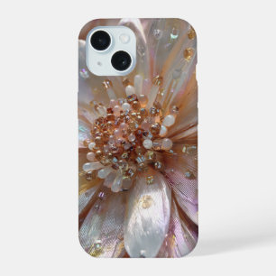 Coque iPhone 15 Boîtier Apple iPhone 15 Crystal Floral Design
