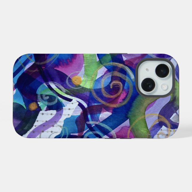 Coque iPhone 15 Boîtier de protection pour iPhone 15 (Verso Horizontal)