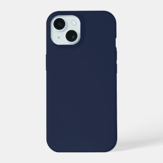 Coque iPhone 15 Boîtier de téléphone couleur bleu marine