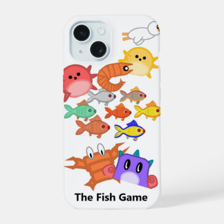 Coque iPhone 15 Boîtier de téléphone de jeu de poisson