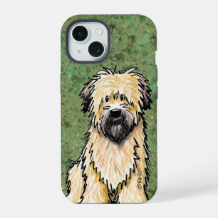 Coque iPhone 15 Boîtier de téléphone de Terrier à revêtement doux