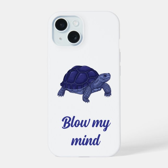 Coque iPhone 15 Boîtier de téléphone de Turtle cool (Verso)