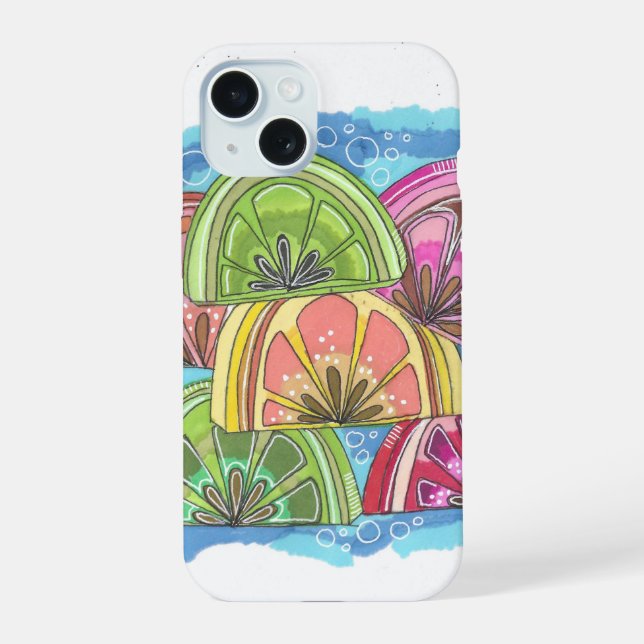 Coque iPhone 15 Boîtier de téléphone Fruitlicieux (Verso)