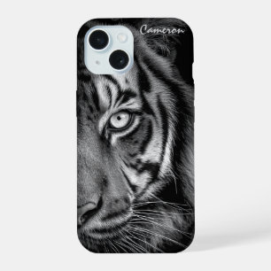 Coque iPhone 15 Boîtier de téléphone Tiger - Personnalisable