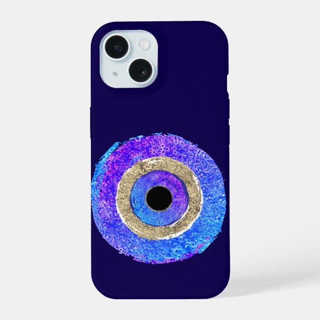 Coque iPhone 15 Boîtier iPhone 15 Mauvais Œil (Verso)