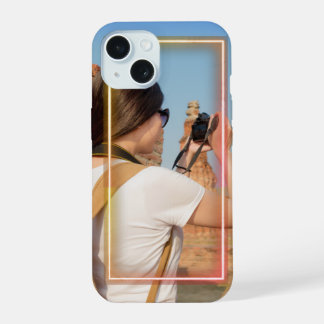 Coque iPhone 15 Boîtier iphone Cadre Radient Une Photo