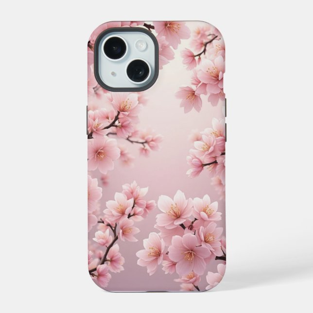 Coque iPhone 15 Boîtier iPhone / iPad rose (Verso)