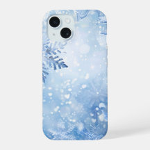 Boîtier téléphonique bleu glacé