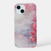 Boîtier téléphonique paysager en bois de rose ench