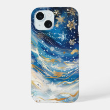 Boîtier téléphonique pour la nuit d'hiver Sky et S