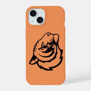 Coque iPhone 15 Boîtiers orange tigre pour iphone