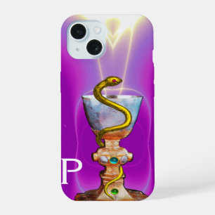 Coque iPhone 15 BOL DE HYGIE MÉDECINE, Monogramme de pharmacie Ros