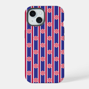 Coque iPhone 15 Bonbons à la menthe amusants et fantaisistes