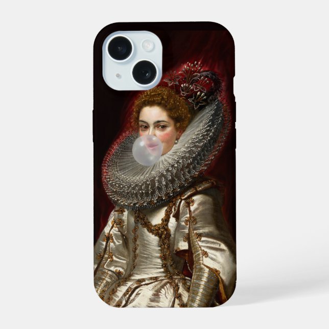 Coque iPhone 15 Boule de gomme Diva Marchesa (Verso)