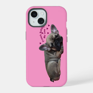Coque iPhone 15 Bouledogue français