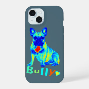 Coque iPhone 15 Bouledogue français Cartoon Bouledogue français