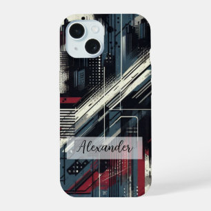 Coque iPhone 15 Bright Graffiti Art Phone Case avec plusieurs vers
