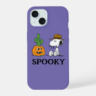 Coque iPhone 15 cacahuètes   Halloween du désert de Spike