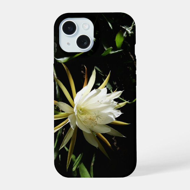 Coque iPhone 15 Cactus Bloom (Verso)