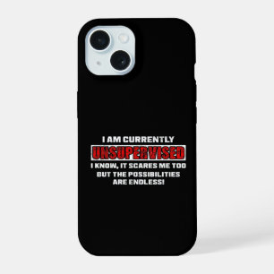 Coque iPhone 15 Cadeau de citation drôle et sarcastique actuelleme
