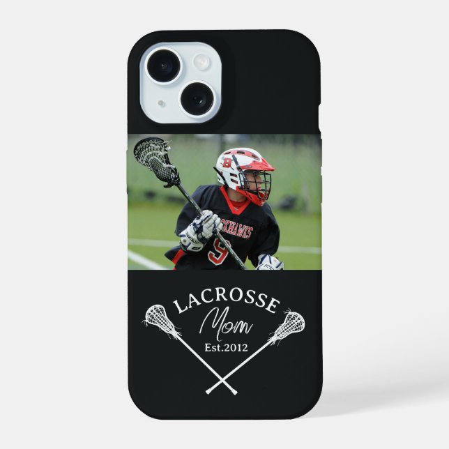 Coque iPhone 15 Cadeau de photo de maman établie (Verso)
