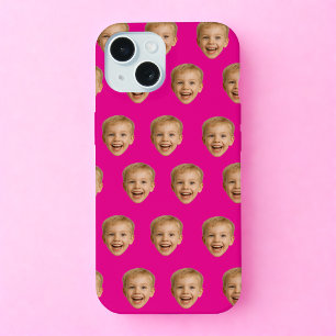Coque iPhone 15 Cadeau Personnalisé, Photo Personnalisée Du Visage