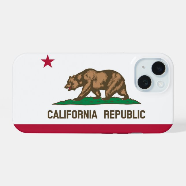 Coque iPhone 15 Californie (Verso Horizontal)